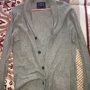 Light grey american eagle cardigan